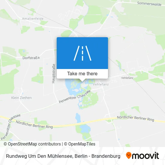 Rundweg Um Den Mühlensee map