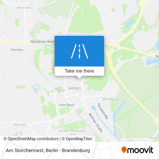 Am Storchennest map