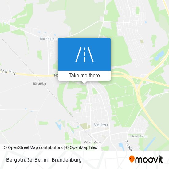 Bergstraße map