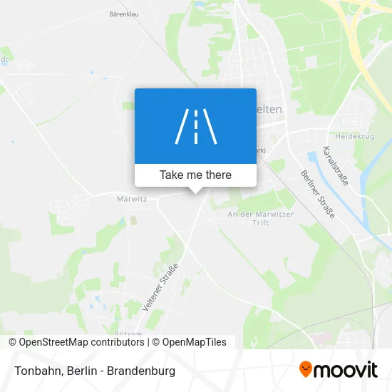 Карта Tonbahn
