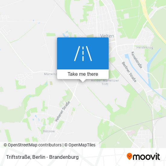 Карта Triftstraße
