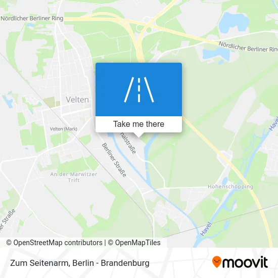 Карта Zum Seitenarm