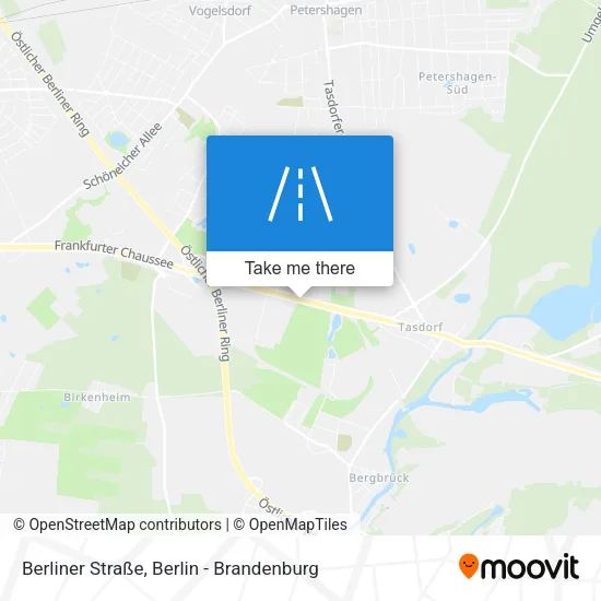 Карта Berliner Straße
