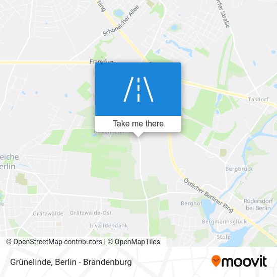 Grünelinde map