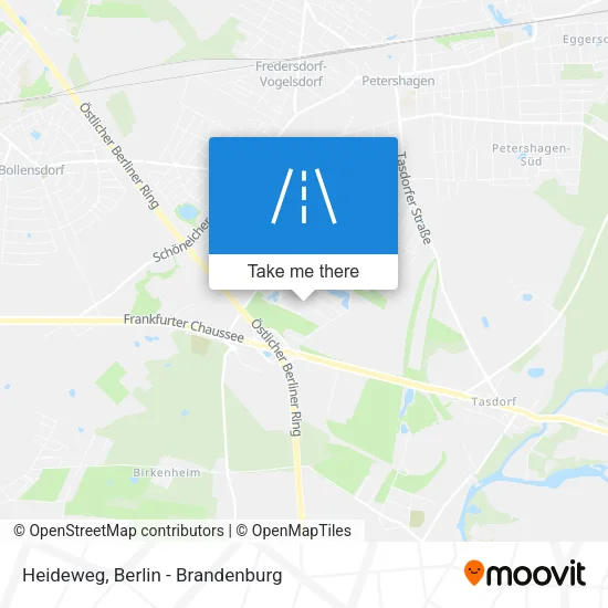 Карта Heideweg
