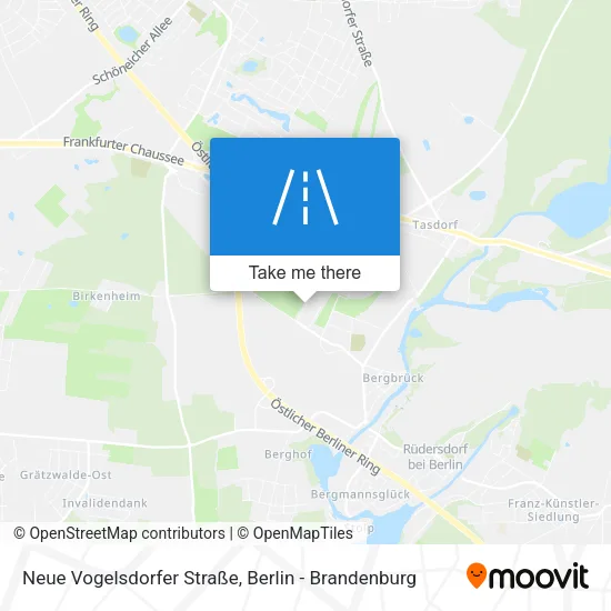 Карта Neue Vogelsdorfer Straße