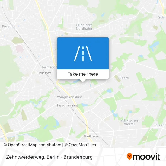 Карта Zehntwerderweg