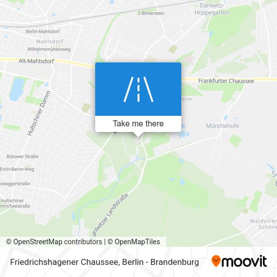Friedrichshagener Chaussee map
