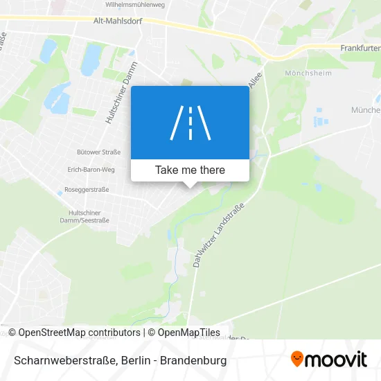 Карта Scharnweberstraße