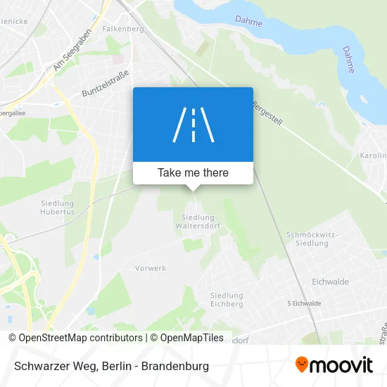 Schwarzer Weg map