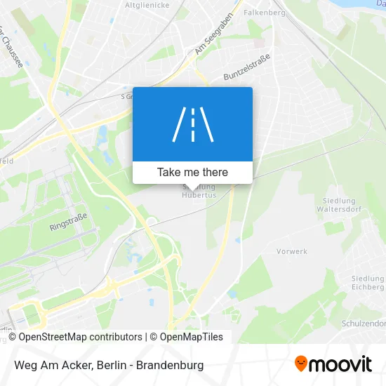 Карта Weg Am Acker