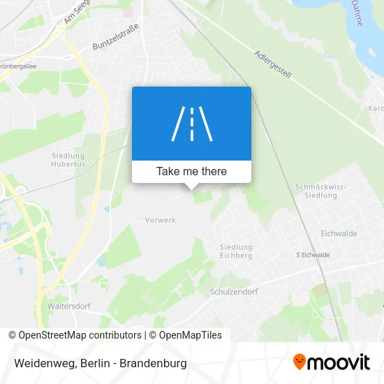 Карта Weidenweg