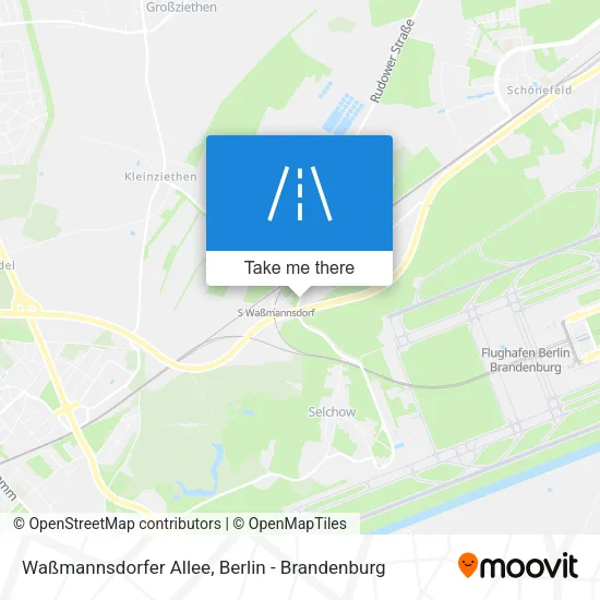 Карта Waßmannsdorfer Allee