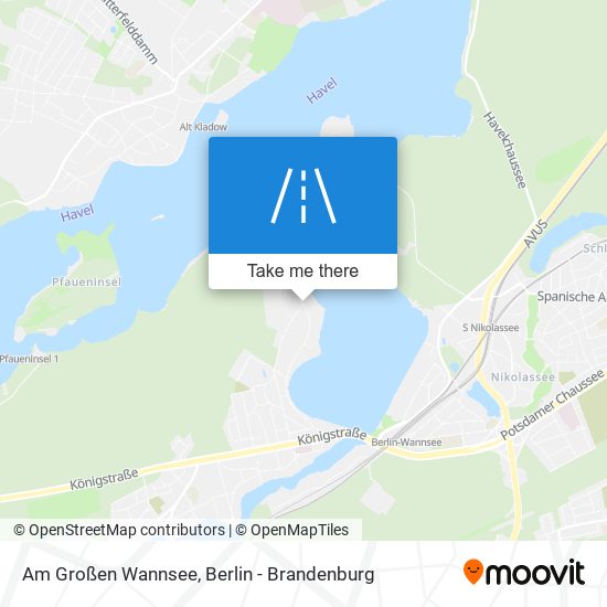 Am Großen Wannsee map