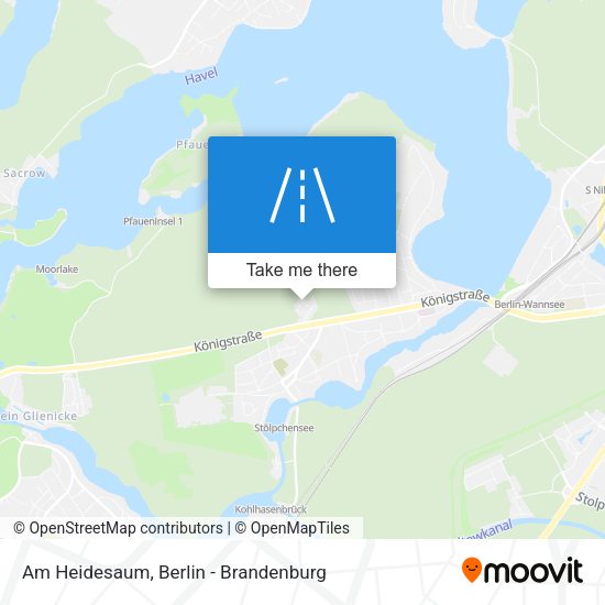 Am Heidesaum map