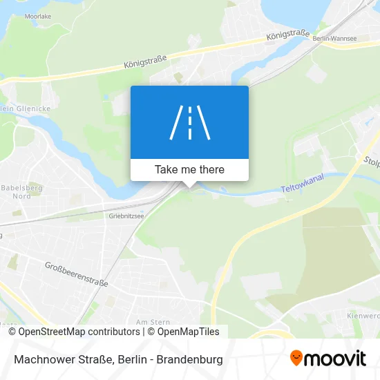 Machnower Straße map