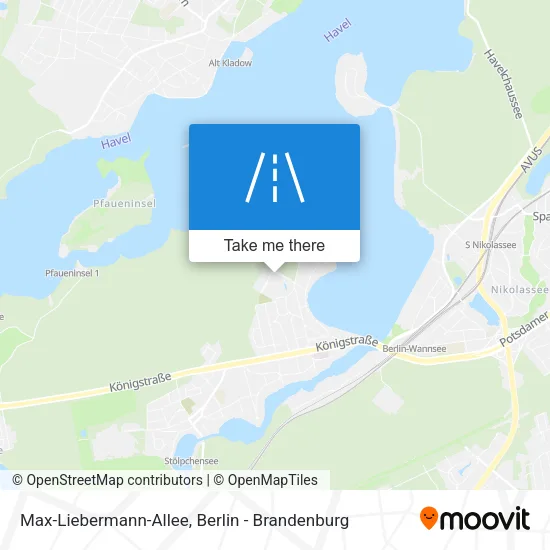 Карта Max-Liebermann-Allee