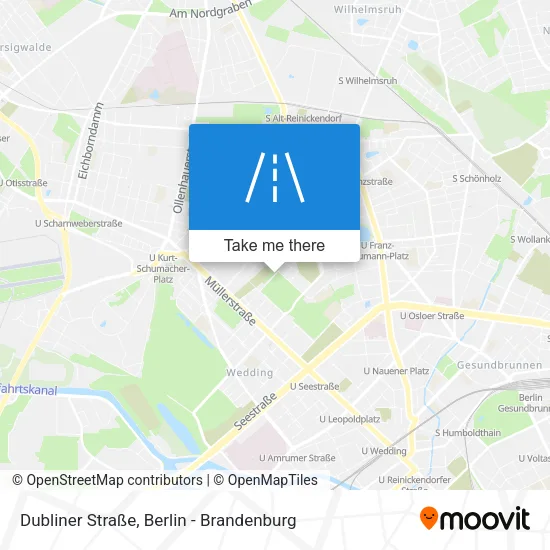 Карта Dubliner Straße