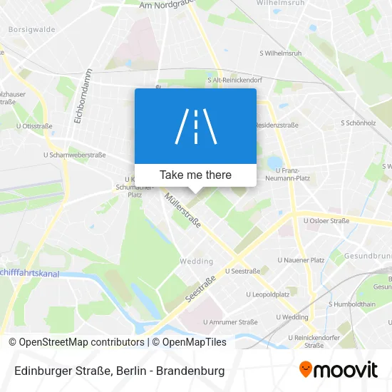 Карта Edinburger Straße
