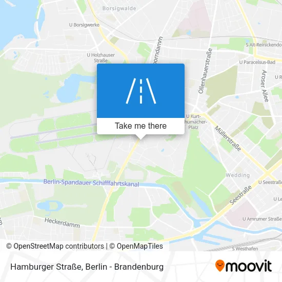 Карта Hamburger Straße