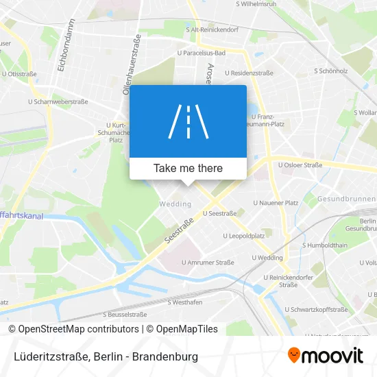 Карта Lüderitzstraße