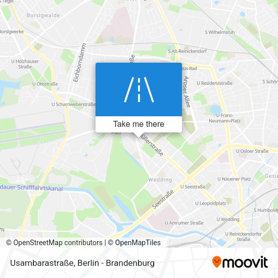 Usambarastraße map