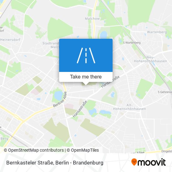 Карта Bernkasteler Straße