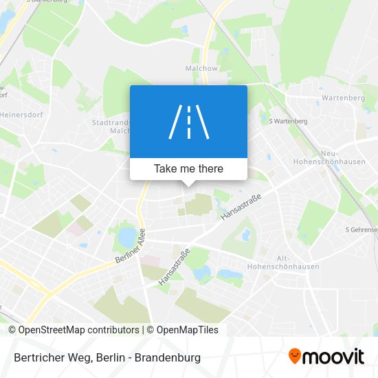 Bertricher Weg map