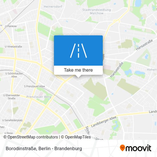 Borodinstraße map