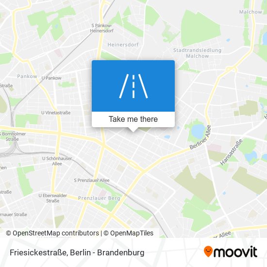 Карта Friesickestraße