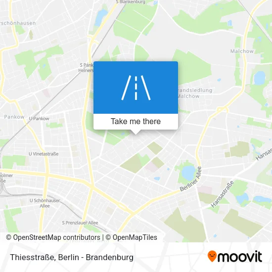 Карта Thiesstraße