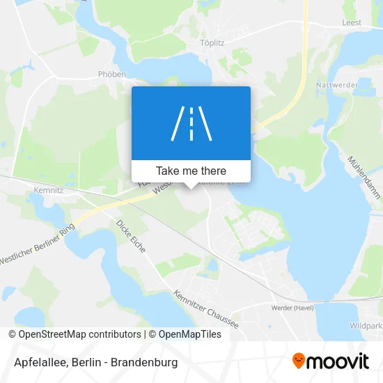 Карта Apfelallee