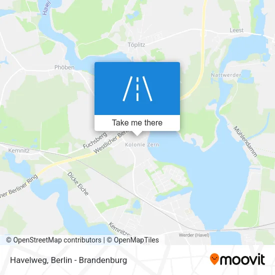 Карта Havelweg