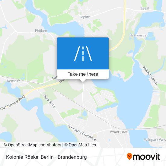 Kolonie Röske map