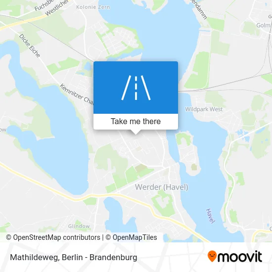 Карта Mathildeweg