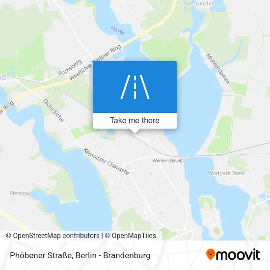 Карта Phöbener Straße