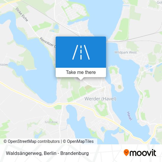 Waldsängerweg map