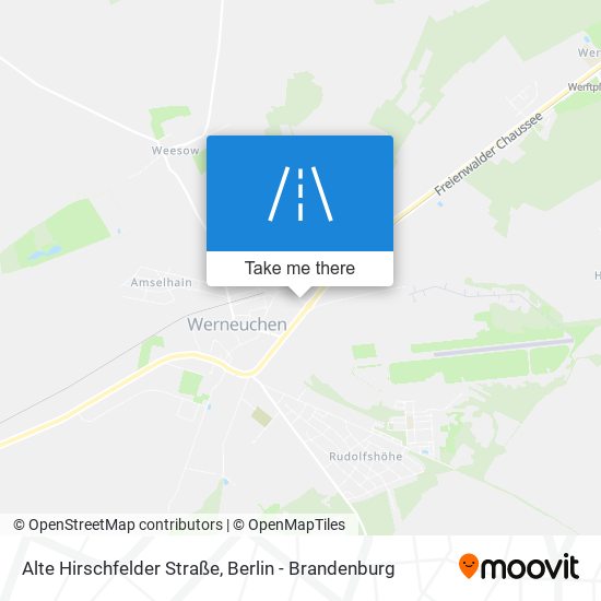 Alte Hirschfelder Straße map