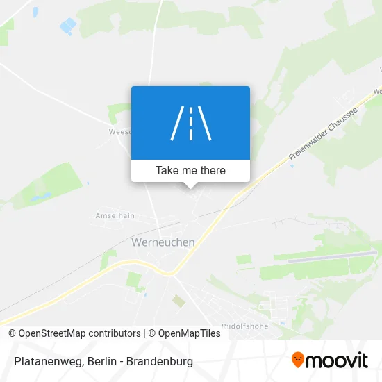 Platanenweg map