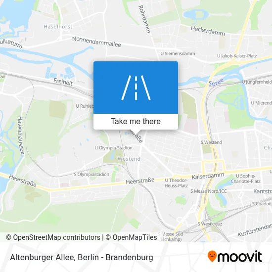 Altenburger Allee map