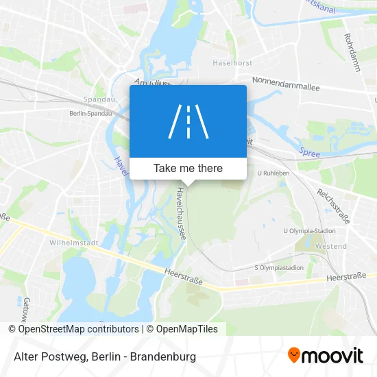 Карта Alter Postweg