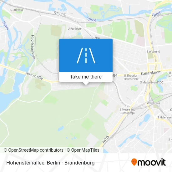 Карта Hohensteinallee