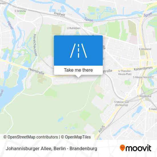 Карта Johannisburger Allee
