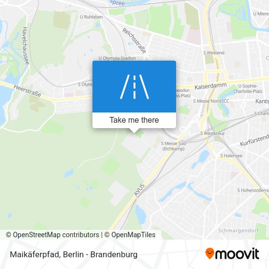 Maikäferpfad map