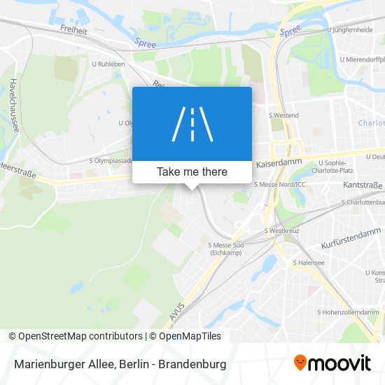 Marienburger Allee map