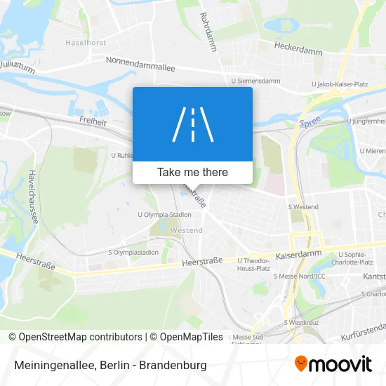 Карта Meiningenallee