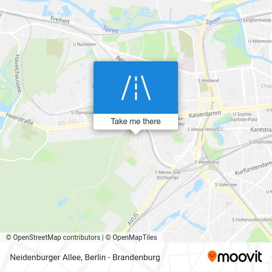 Neidenburger Allee map