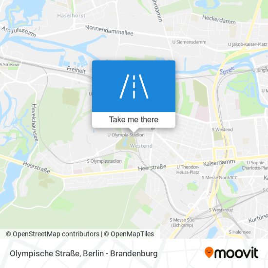 Olympische Straße map