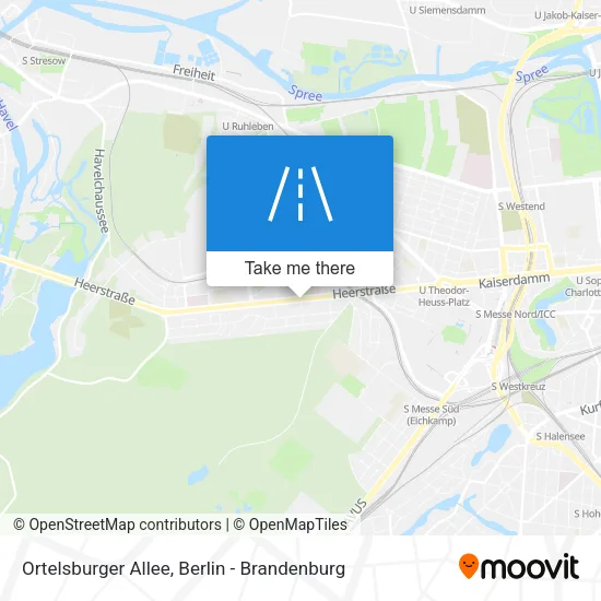 Карта Ortelsburger Allee