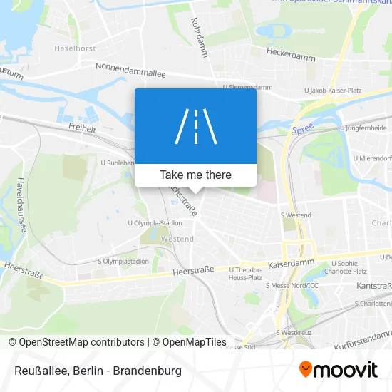 Карта Reußallee